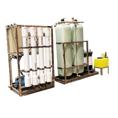 China Brackish water filter seawater desalination plant 800 liters per hour for sale