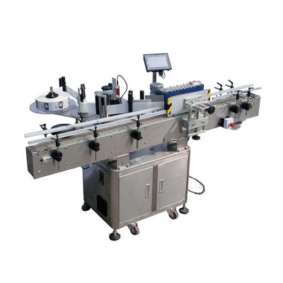 China Food Tax Strip Labeling Machine Tax Stamp Bottle Top Sticker Labeling Machine for sale