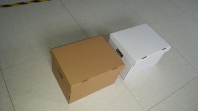 China Corrugated Paper Bank File Box for sale