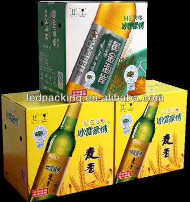 China Full Color Offset Printing Beer Corrugated Carton Box for sale