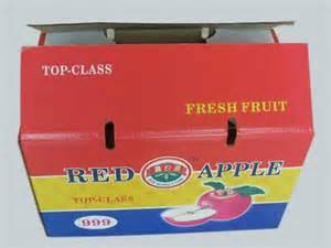 China recycle feature corrugated fruit box for packing for sale