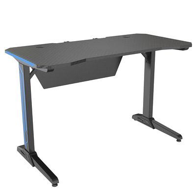 China (Height)Adjustable Fashion PC Computer Desk Minimalist Gaming Table With LED Light Laptop Desk for sale