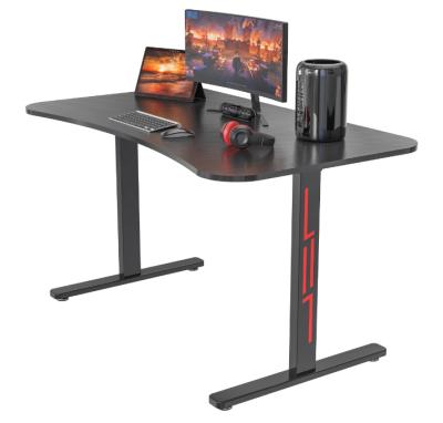 China Gaming Style Foldable Luxury Computer Desk Personalized Custom Desk With Wireless Charger Desktop Computer Desk for sale