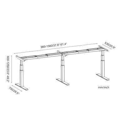 China Smart Height Adjustable Standing Desk Game Table (Height) Adjustable Full Automatic Office Desk for sale