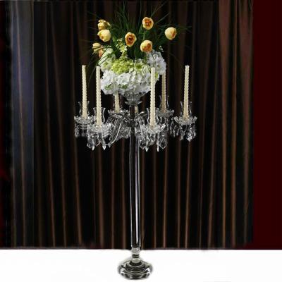 China Folk art 7 arms wedding dendritic crystal chandelier chandelier wedding party decoration wholesale for sale