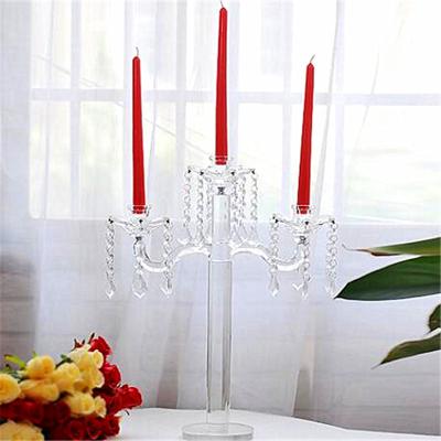 China 2022 new high folk art hotel home table setting wedding decoration hurricane candle lamp holder 3am 5 arms for sale