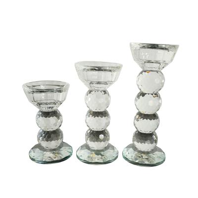 China Ornate Romantic Weddings Weddings Decorations Use Long Handled Glass Crystal Candle Lamps To Illuminate Dining Table In Shopping Malls for sale