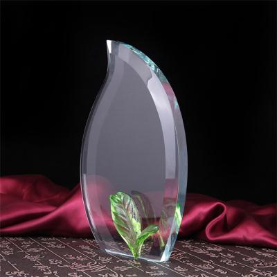 China China Custom Crystal Trophy Medal Glass Award And Beautiful Crafts Crystal Cheap Glass Trophy for sale