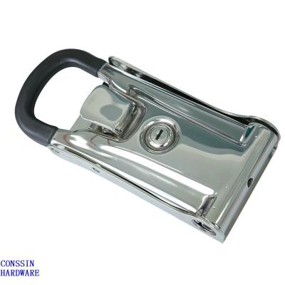 China A range of high quality heavy duty trucks van trailer truck door handle refrigerated lock 22mm for sale