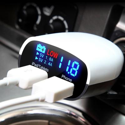 China Cell Phone Universal 2 Left Smart Car Charger Usb Mobile Car Charger for sale