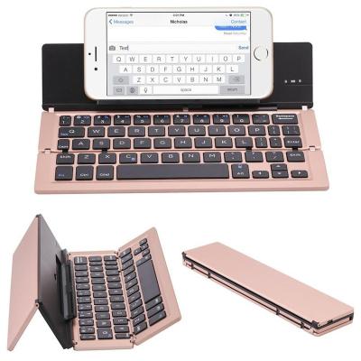 China Mobile Phone DP Slim Pocket Mini Keyboard Three Times Wireless Keyboard For IOS Android Windows for sale