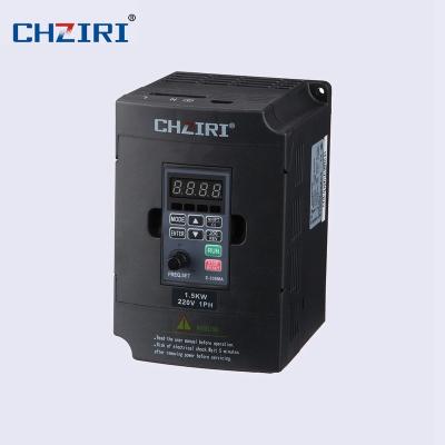 China ChZIRI AC Asynchronous Motor Inverter AC Motor Micro Drive Control Motor Speed ​​Adjustable Frequency Drive 1.5KW for sale