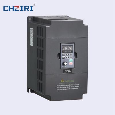 China compressor/washing machine etc.machine chziri frequency converters 7.5kw 10hp and micro motor speed controller vfd inverter control variable frequency drive for sale