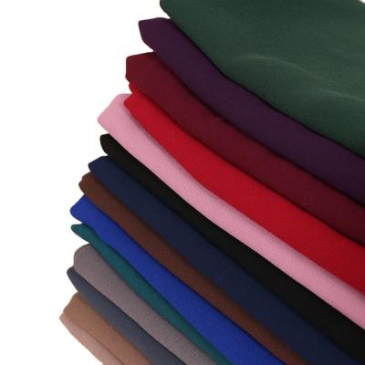 China Simply 2021 Hot Selling Beautiful Color Ladies Plain Muslim Muslim Hijab Chiffon Squares for sale