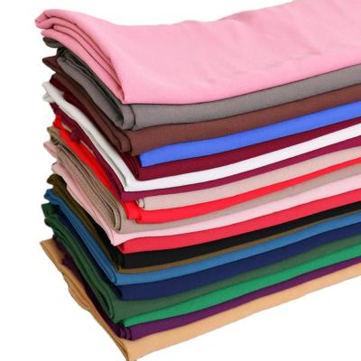 China Wholesale Women Chiffon Hijab Muslim Simple Hot Selling Square Scarf for sale