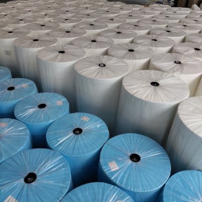 China Anti-bacteria Single S SS SSS Blue & White Breathable PP Spunbond Nonwoven Waterproof Nonwoven for sale