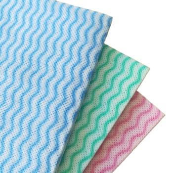 China Sustainable Dry Disposable Nonwoven Japan Spunlace Kitchen Roll Viscose And Polyester Nonwoven Cleaning Cloths for sale