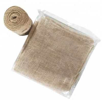 China 100% Hessian Hessian Jute Fabric Viable Natural Color Burlap Fabric Woven Jute Fabric for sale