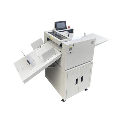 China Hotels 330mm Digital Suction Feeding Automatic Sheet Creasing And Paper Cutting Perforating Machine for sale