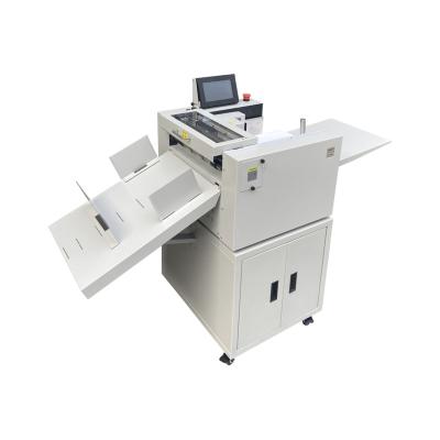 China Hotels Sysform CP345B Digital Suction Auto Feed Creasing Creaser Machine and Electric Paper Perforating for sale