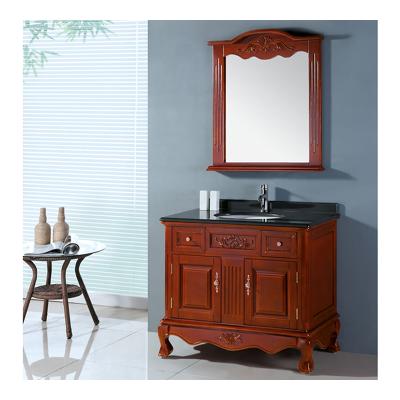 China Modern European Antique Bathroom Vanity Furniture Bath Cabinet for sale