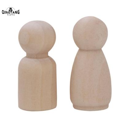 China China Wooden Figures Painting Custom Wooden Craft Peg Doll for sale