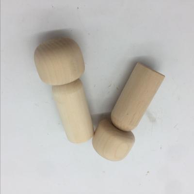 China China Peg Unfinished Doll Wooden Peg Doll for sale