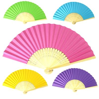 China China Fan Wedding Party Gifts Chinese Hand Held Bamboo Folding Fan for sale