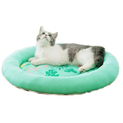 China Travel Pet Beds and Waterproof Soft Dog Cat Donut Pet Bed Soft Night Sleep Deep Sleeping Accessories Summer Pet Beds for sale