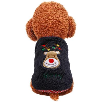 China New Design Sustainable Dog Christmas Clothes Funny Santa Dog Costumes Christmas Pet Clothes for sale