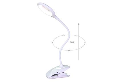 China Clip On Desk USB LED Table Lamp Flexible Goose Neck Eye Care 360 Degree Freely Rotating for sale