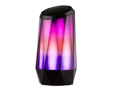 China Fashion Crystal Bluetooth Wireless Speaker with LED Light for phone for sale