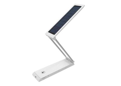 China Solar Charger Ultra Bright Led Desk Lamp , Rechargeable LED Study Lamp With Power Bank for sale