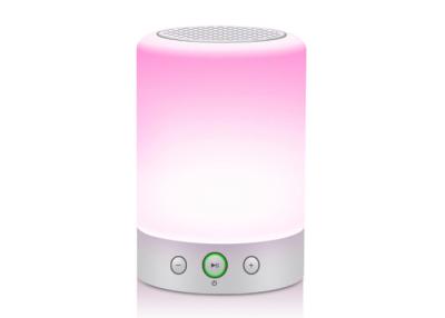 China Sensitive Touch Light Up Bluetooth Speaker , Romantic Wireless Charging Bluetooth Speaker With FM Radio for sale