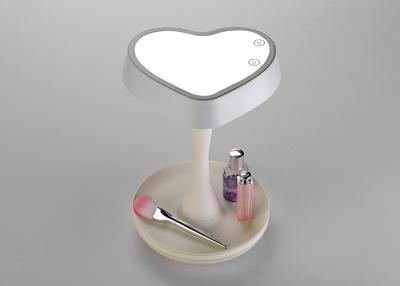 China 3 In 1 Dimmable LED Cosmetic Mirror Touch Control With Under Organizer / Storage Container for sale