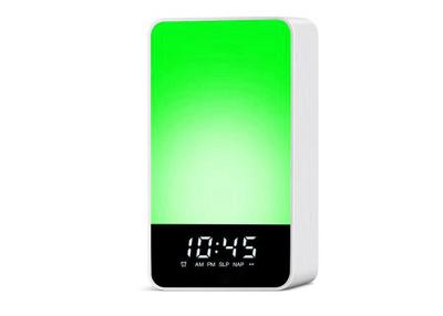 China Bedside Wake Up Touch Light Alarm Clock DC 5V Power Input Customized Colors for sale