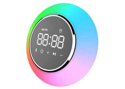 China Waterproof Wireless Bluetooth Alarm Clock With Speaker / USB Charger 4Ω 5W for sale