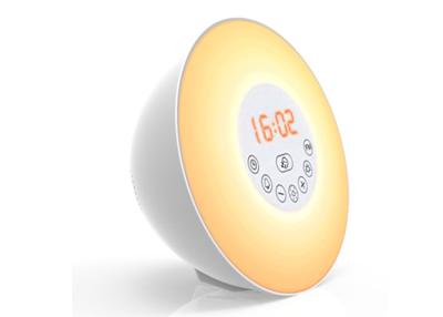 China Touch Control Natural Light Alarm Clock , Bedroom Sunrise Simulator Alarm Clock for sale