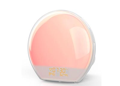 China Sunrise Simulation LED Wake Up Light Color Changing Lights 7W 2800-7000K for sale