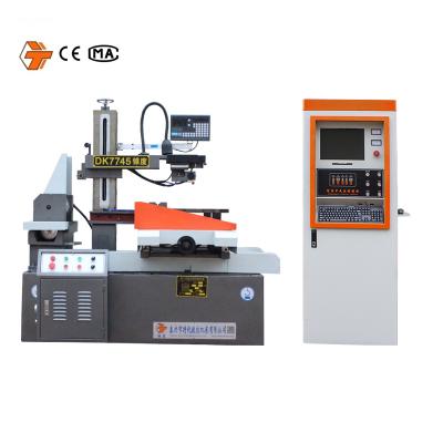 China Building material shops DK77 series cnc dk7745 wire edm wirecut machines DK 7750 2 years warranty high speed wire cutting for sale