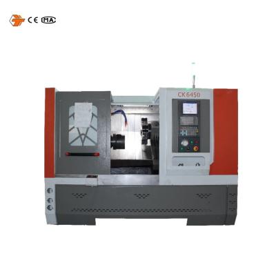 China CK6450 Machinery Repair Shops CK6450 Eight-station Turret Roller Guide Servo Slope Bed CNC Hydraulic Lathe for sale