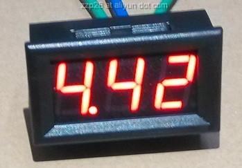 China AC LED Digital Mini voltage meter panel 250V for sale