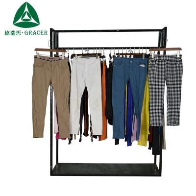 China High Grade Second Hand Clothes Guangzhou Hot Sale Used Work Pants Bullet Used Clothes Second Hand Pants for sale