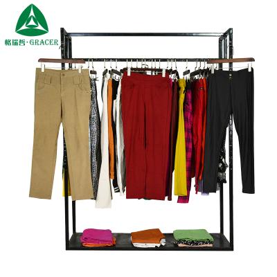 China High Grade Second Hand Clothes Mixed Used Ladies Pants Used Clothes In Bales Second Hand Clothes In Europe for sale