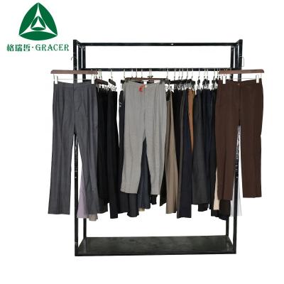 China High Grade Second Hand Clothes Wholesale Clothes Second Hand Ladies Used Pants Second Hand Clothes In European for sale