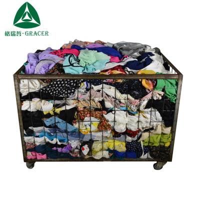 China Washable Korea Used Clothing Ladies Blouse Second Hand Clothes Silk Bales for sale