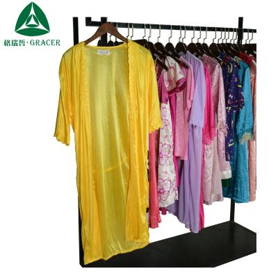 China High Grade Second Hand Clothes Wholesale Used Clothing Bullets Ladies Nightgown Second Hand Clothing Korea for sale