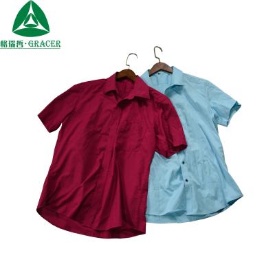 China Wholesale Used Clothing Anti Shrink Bullets Used Mens Shirt Second Hand Clothing UK for sale