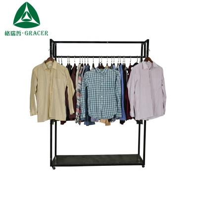 China High-grade second-hand clothes used clothes Canton import used clothes men's long sleeve shirt used clothing ball for sale