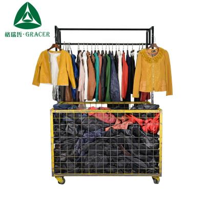 China High Grade Second Hand Clothes Used Pack Leather Jacket Import Used Clothes Second Hand Winter Clothing Malaysia for sale